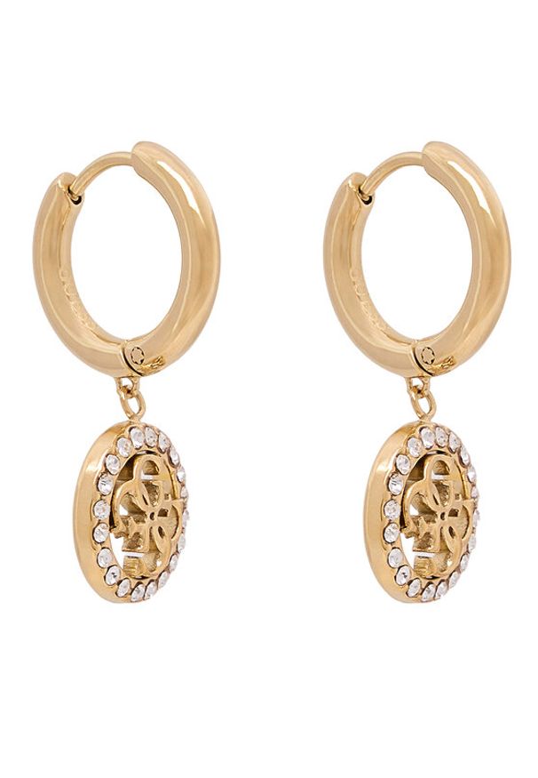 Guess Kolczyki JUBE02 135JW Złoty. Materiał: ze stali, ze stali nierdzewnej. Kolor: złoty