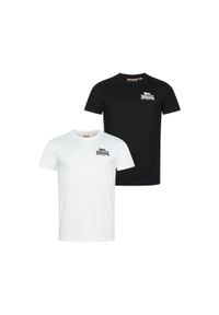 Koszulka Lonsdale Blairmore (x2). Kolor: wielokolorowy, biały, czarny #1