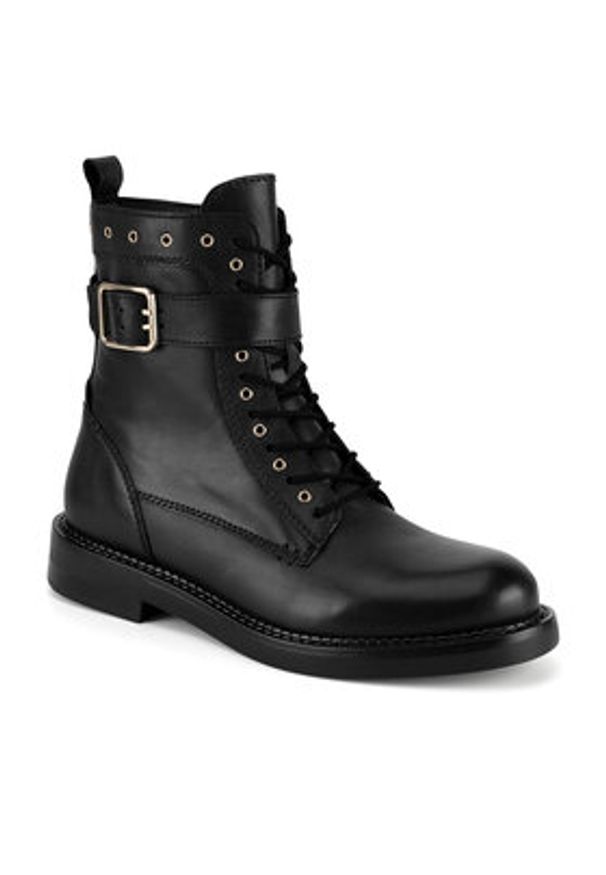 Sergio Bardi Trzewiki WI16-E1013-07SB Czarny. Kolor: czarny. Materiał: skóra