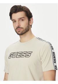 Guess T-Shirt Z4GI18 J1314 Beżowy Regular Fit. Kolor: beżowy. Materiał: bawełna #5