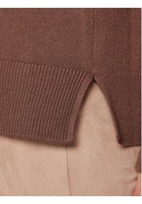 Fransa Sweter Blume 20611445 Brązowy Regular Fit. Kolor: brązowy. Materiał: syntetyk #3
