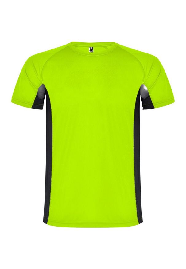 ROLY - Męska Koszulka Sportowa Z Krótkim Rękawem Shanghai. Kolor: wielokolorowy, żółty, czarny, beżowy, zielony. Długość rękawa: krótki rękaw. Długość: krótkie