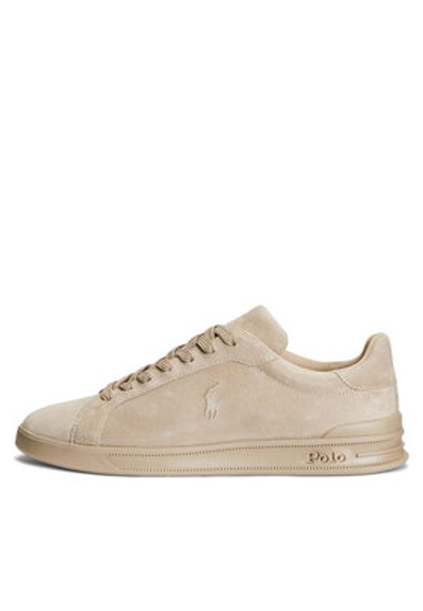 Polo Ralph Lauren Sneakersy Hrt Ct Ii 809877601001 Beżowy. Kolor: beżowy. Materiał: skóra, zamsz