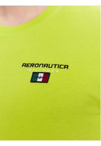 Aeronautica Militare T-Shirt 231TS2068J602 Zielony Regular Fit. Kolor: zielony. Materiał: bawełna