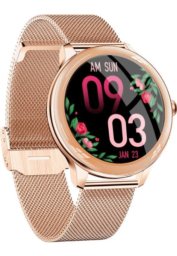 Smartwatch Rubicon RNCE90 Złoty (rubicon_20221202130054 5916312062832_20230719111125). Rodzaj zegarka: smartwatch. Kolor: złoty