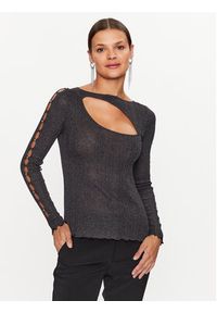 Guess Sweter W3YR09 Z36L0 Szary Slim Fit. Kolor: szary. Materiał: wiskoza #5