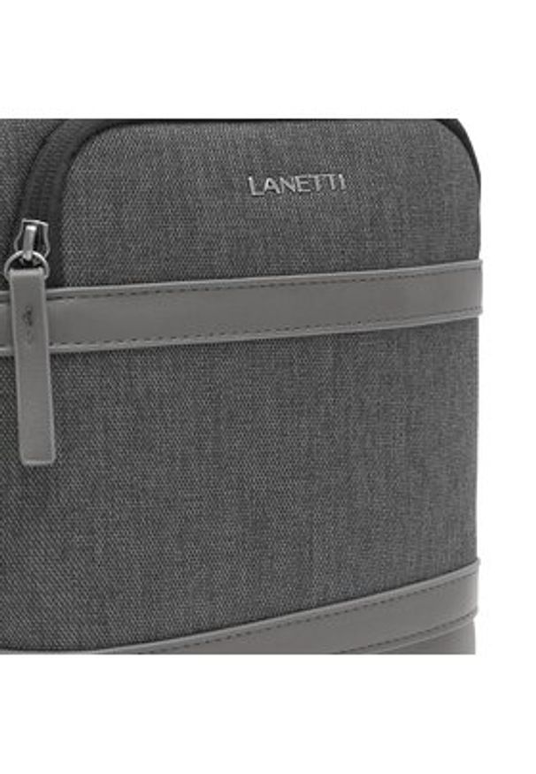 Lanetti Saszetka LAN-KL-018-04R Szary. Kolor: szary. Materiał: materiał