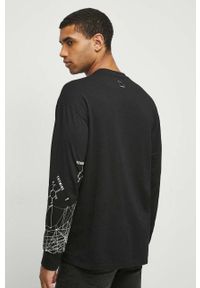 medicine - Medicine longsleeve bawełniany kolor czarny z nadrukiem. Kolor: czarny. Materiał: bawełna. Długość rękawa: długi rękaw. Długość: długie. Wzór: nadruk. Styl: klasyczny #5