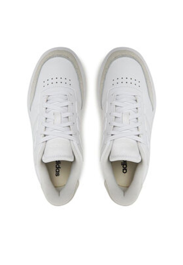 Adidas - adidas Sneakersy Courtblock ID6501 Biały. Kolor: biały. Materiał: skóra