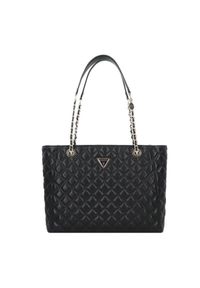 Guess - GUESS Czarna shopperka Giully Large Tote. Kolor: czarny