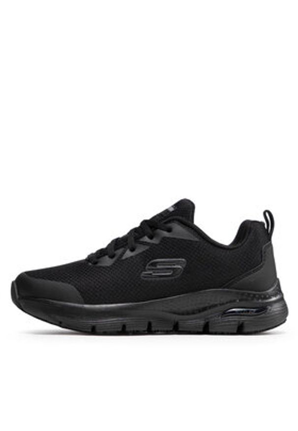 skechers - Skechers Sneakersy Arch Fit Sr 108019EC/BLK Czarny. Kolor: czarny. Materiał: materiał