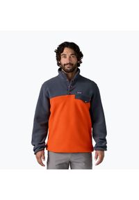 Bluza trekkingowa męska Patagonia LW Synch Snap-T P/O. Kolor: pomarańczowy