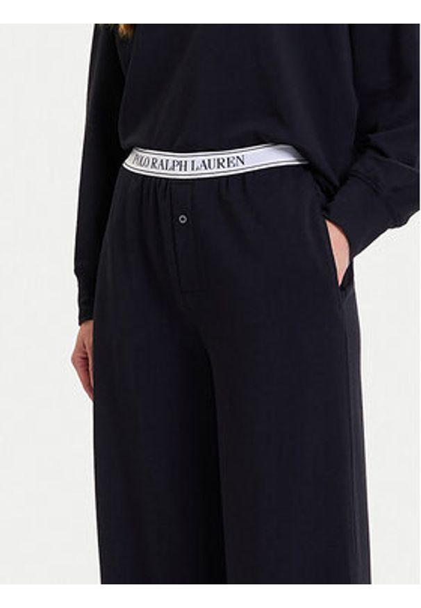 Polo Ralph Lauren Piżama 4P8030 Czarny Relaxed Fit. Kolor: czarny. Materiał: bawełna