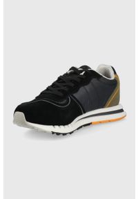 Blauer sneakersy kolor czarny. Nosek buta: okrągły. Zapięcie: sznurówki. Kolor: czarny. Materiał: guma #5