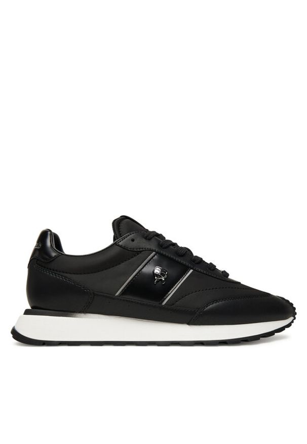 Karl Lagerfeld - KARL LAGERFELD Sneakersy KL51129 Czarny. Kolor: czarny. Materiał: skóra