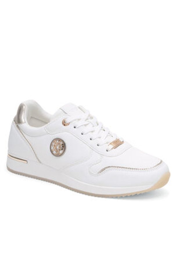 MEXX Sneakersy CEO-MI001013251W Écru. Kolor: kremowy. Materiał: skóra