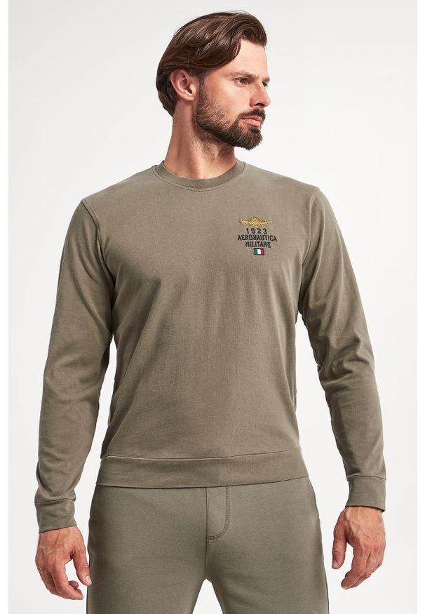 Aeronautica Militare - Bluza dresowa męska crewneck AERONAUTICA MILITARE. Materiał: dresówka