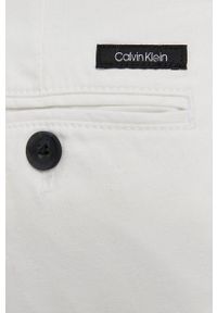 Calvin Klein - Szorty. Okazja: na co dzień. Kolor: biały. Materiał: tkanina. Styl: casual #4