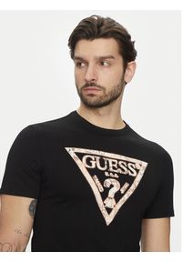 Guess T-Shirt M5GI06I3Z14 Czarny Regular Fit. Kolor: czarny. Materiał: bawełna #3