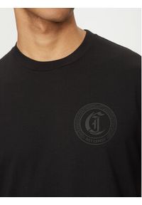 Just Cavalli T-Shirt 78OAHT01 Czarny Regular Fit. Kolor: czarny. Materiał: bawełna
