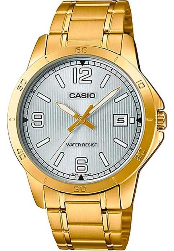 Zegarek Casio Zegarek marki Casio model LTP-V004 kolor Zółty. Akcesoria damski. Sezon: Cały rok NoSize