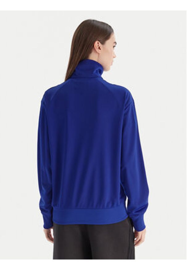 Adidas - adidas Bluza adicolor Classic Firebird JX6462 Niebieski Loose Fit. Kolor: niebieski. Materiał: syntetyk