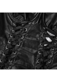 Intica - Body z usztywnianymi miseczkami na romantyczne wieczory Guerina. Kolor: czerwony. Materiał: materiał. Wzór: paski #6