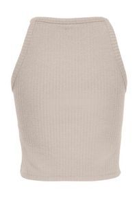 only - ONLY Top 15232924 Szary Slim Fit. Kolor: szary. Materiał: syntetyk, wiskoza #6