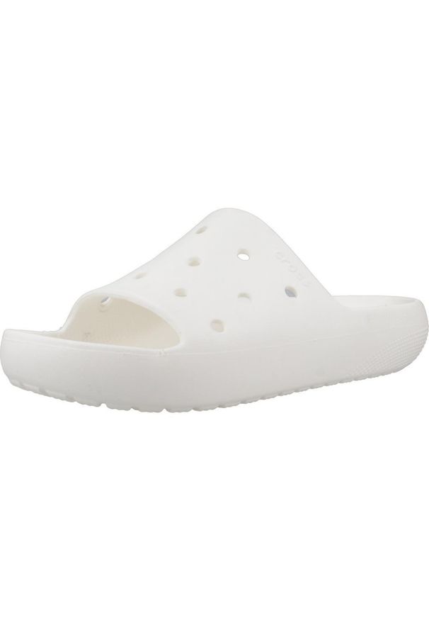 Klapki Crocs Model Classic Slide V2 Kolor Biały. Kolor: biały. Materiał: guma. Styl: sportowy