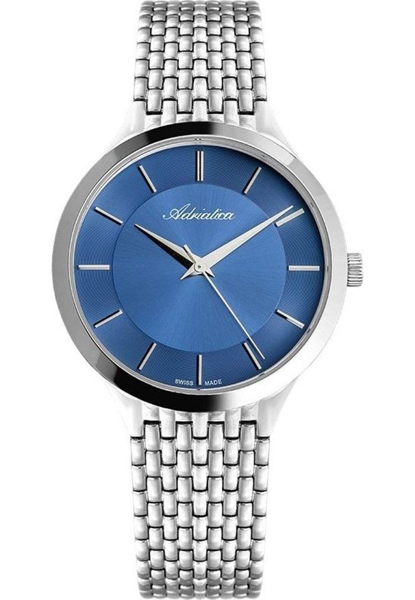 Zegarek Adriatica Zegarek męski Adriatica A1276.5115Q srebrny. Kolor: srebrny