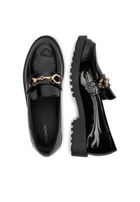 DeeZee Loafersy HXG2108-90 Czarny. Kolor: czarny. Materiał: materiał, syntetyk
