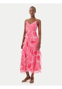 Vero Moda Sukienka wieczorowa Smilla 10346307 Różowy Regular Fit. Kolor: różowy. Materiał: syntetyk. Styl: wizytowy #1