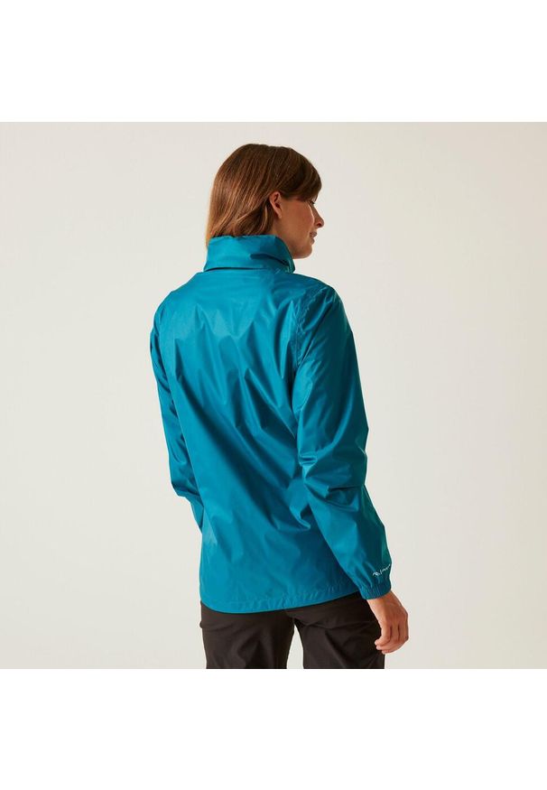 Regatta - Kurtka trekkingowa damska Corinne IV przeciwdeszczowa. Kolor: niebieski. Materiał: softshell. Sport: turystyka piesza