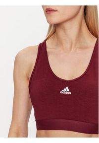 Adidas - adidas Bluzka Essentials 3-Stripes Crop Top With Removable Pads IK8320 Czerwony. Kolor: czerwony. Materiał: bawełna #13