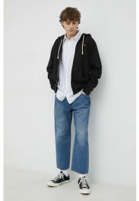 Levi's® - Levi's bluza bawełniana męska kolor czarny z kapturem gładka. Okazja: na spotkanie biznesowe, na co dzień. Typ kołnierza: kaptur. Kolor: czarny. Materiał: bawełna. Wzór: gładki. Styl: biznesowy, casual #2