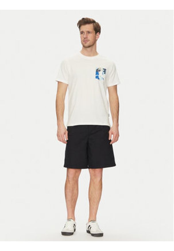 Blend T-Shirt 20718297 Biały Regular Fit. Kolor: biały. Materiał: bawełna