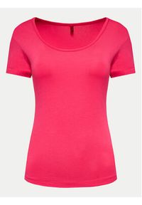 Hugo Komplet 2 t-shirtów Twin 50469660 Różowy Regular Fit. Kolor: różowy. Materiał: bawełna #10