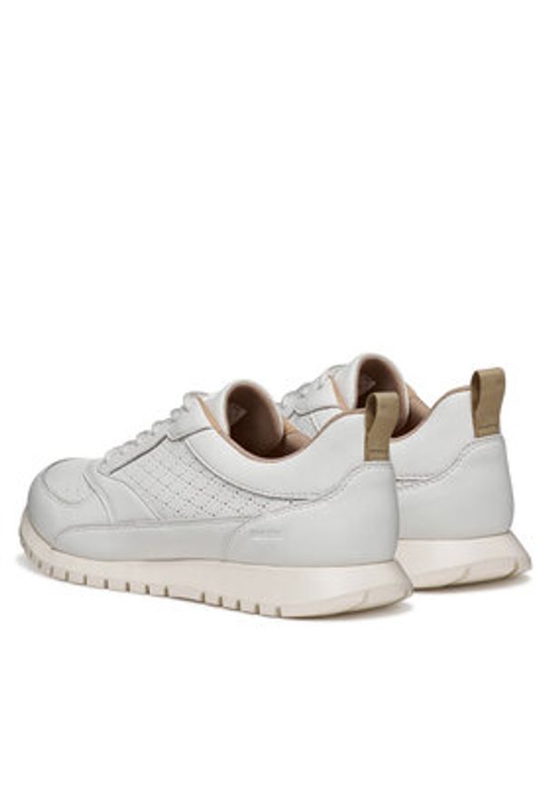 Geox Sneakersy D Sukie 2.0 D65YPA 0009B C1000 Biały. Kolor: biały. Materiał: skóra