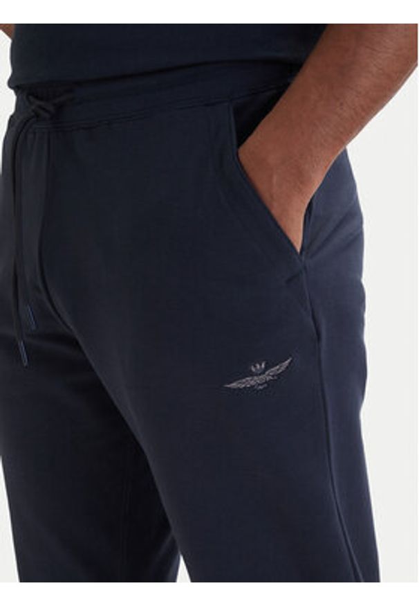 Aeronautica Militare Spodnie dresowe 261PF0872UF00459 Granatowy Regular Fit. Kolor: niebieski. Materiał: bawełna