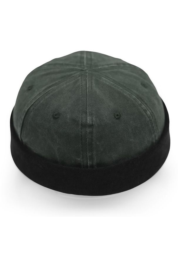 Zielona czapka Pako Jeans na jesień