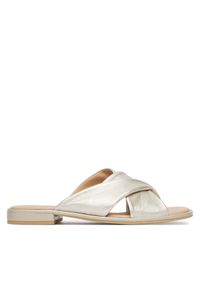 Klapki Caprice. Kolor: złoty #1