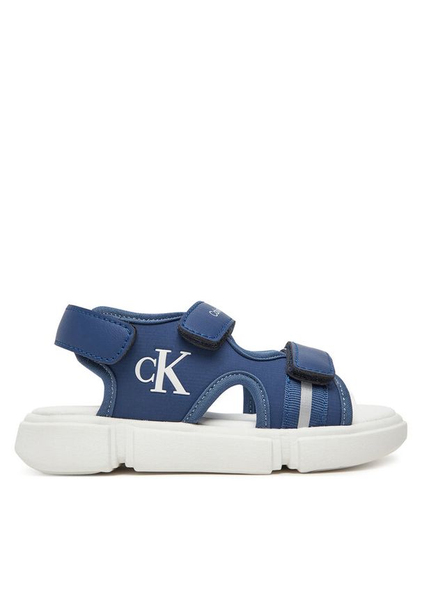 Sandały Calvin Klein Jeans. Kolor: niebieski