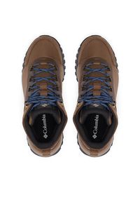columbia - Columbia Trzewiki Burnsider™ Waterproof 2128821 Brązowy. Kolor: brązowy. Materiał: skóra #5