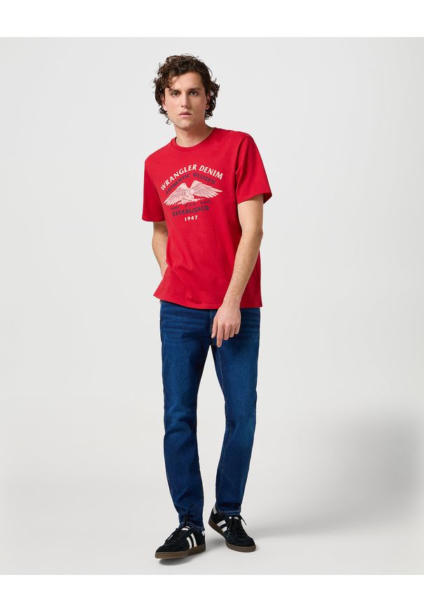 Wrangler - WRANGLER MĘSKIE SPODNIE JEANSOWE WRANGLER LARSTON VINTAGE STORM 112368466. Styl: vintage