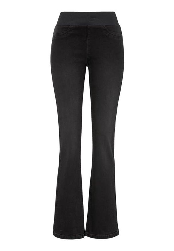 Freequent Dżinsowe legginsy Shantal black denim female czarny XL (44). Stan: podwyższony. Kolor: czarny