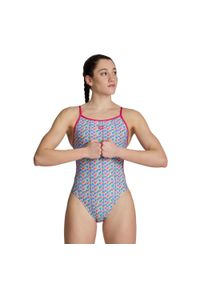 Strój Kąpielowy damski Arena Starfish Swimsuit Lace. Kolor: biały, wielokolorowy. Materiał: materiał