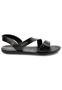 Czarne Sandały Ipanema Wodoodporne Obuwie Damskie. Okazja: na co dzień, na plażę, na spacer. Zapięcie: pasek. Kolor: czarny. Materiał: tworzywo sztuczne. Wzór: paski. Sezon: lato. Styl: casual, elegancki #6