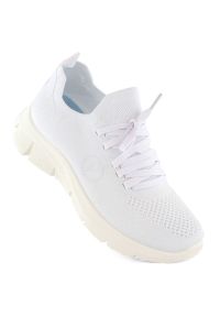 POTOCKI - Buty sportowe Potocki WOL242B białe. Okazja: na co dzień. Kolor: biały. Materiał: guma. Szerokość cholewki: normalna