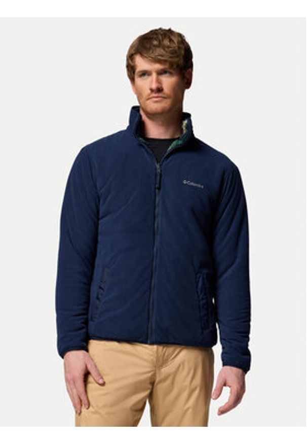 columbia - Columbia Polar Winter Pass™ Reversible 2135651 Niebieski Regular Fit. Kolor: niebieski. Materiał: syntetyk