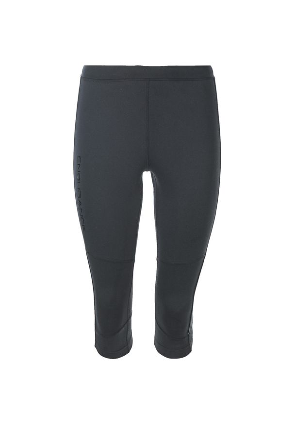 ENDURANCE - Szorty damskie Endurance Mahana XQL 3/4. Kolor: czarny. Sport: bieganie, fitness